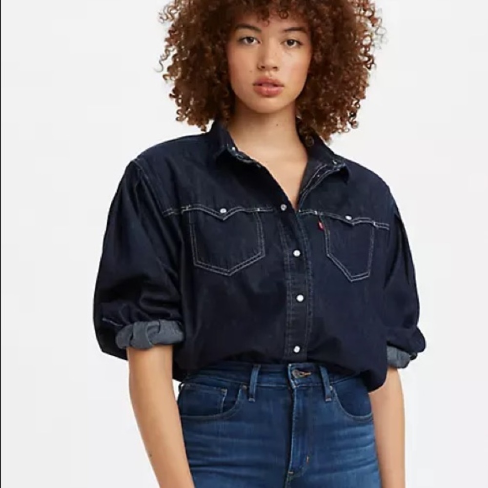 Levis shirt denim jacket - Picture 1 of 6